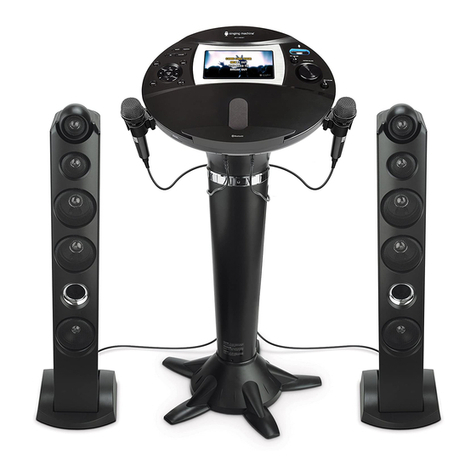 The Singing Machine iSM1060BT User manual