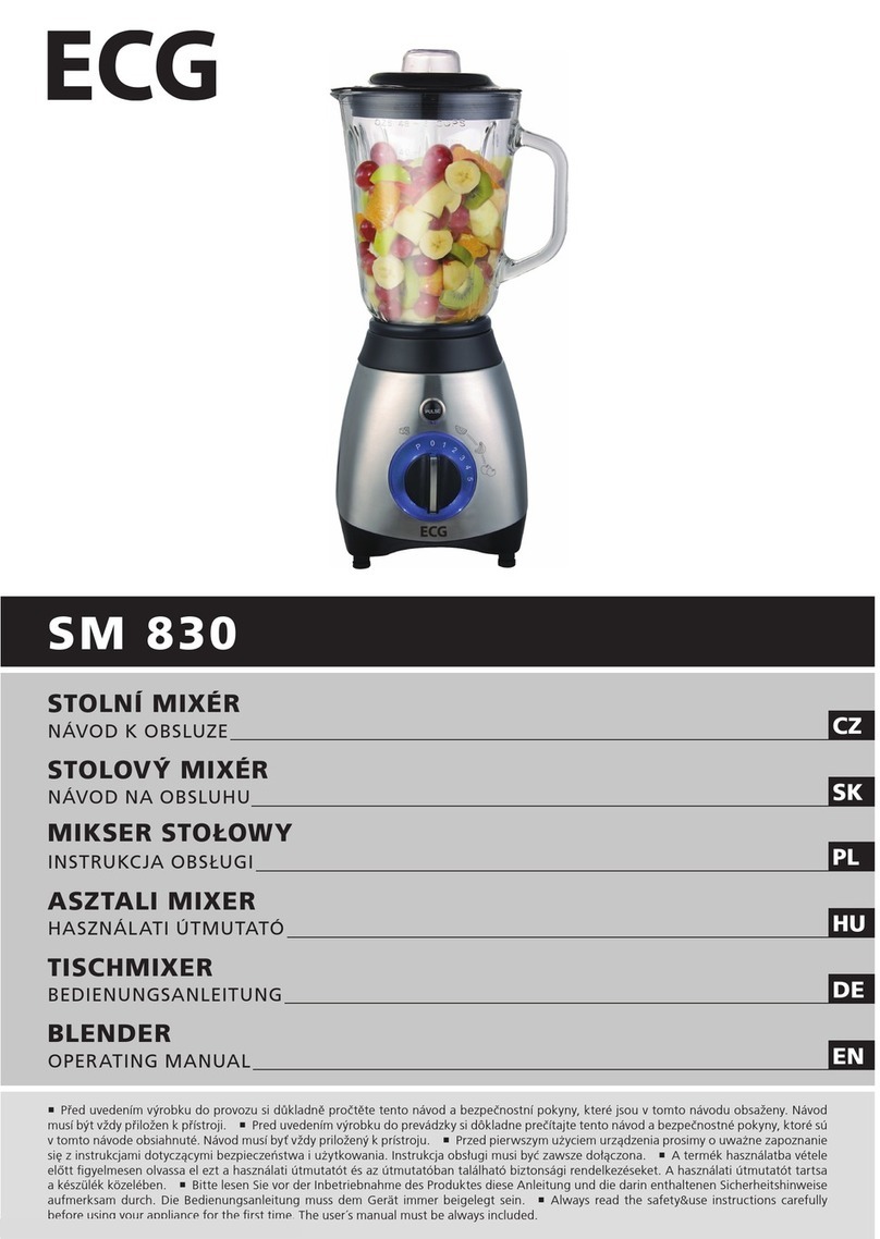 ECG SM 830 operating manual
