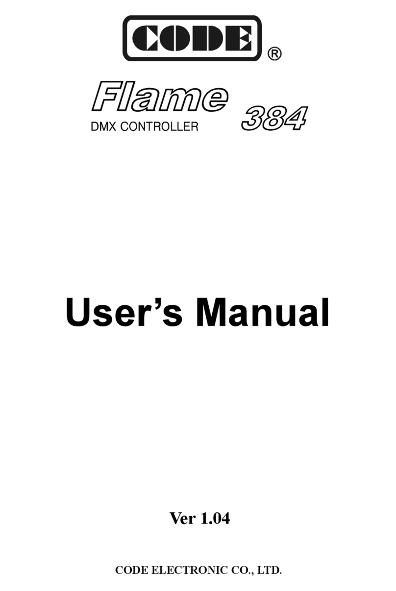 Code Flame 384 user manual