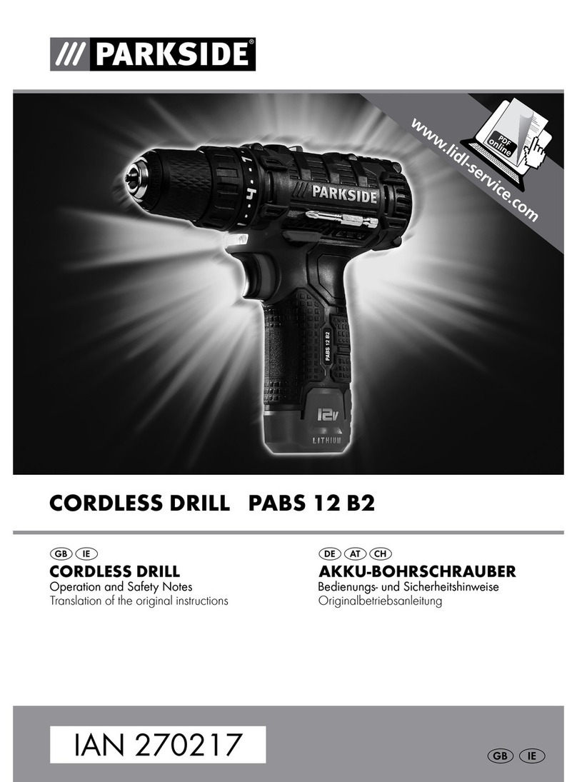 Parkside PABS 12 B2 Operation and safety notes