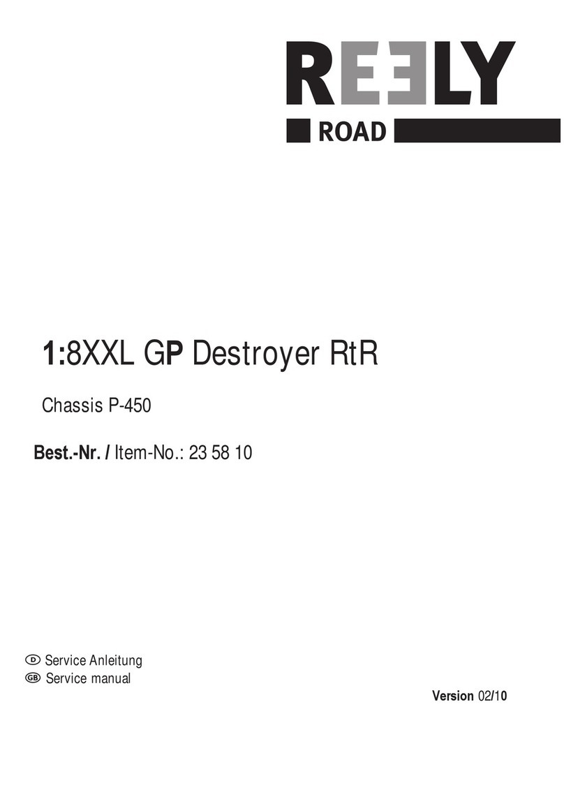 Reely 1:8XXL GP Destroyer RtR Service manual
