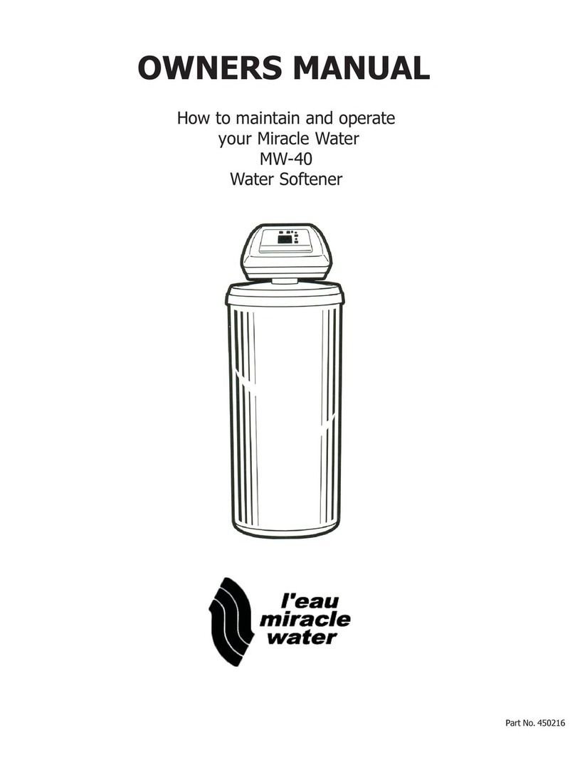 Miracle Water MW-40 owner's manual