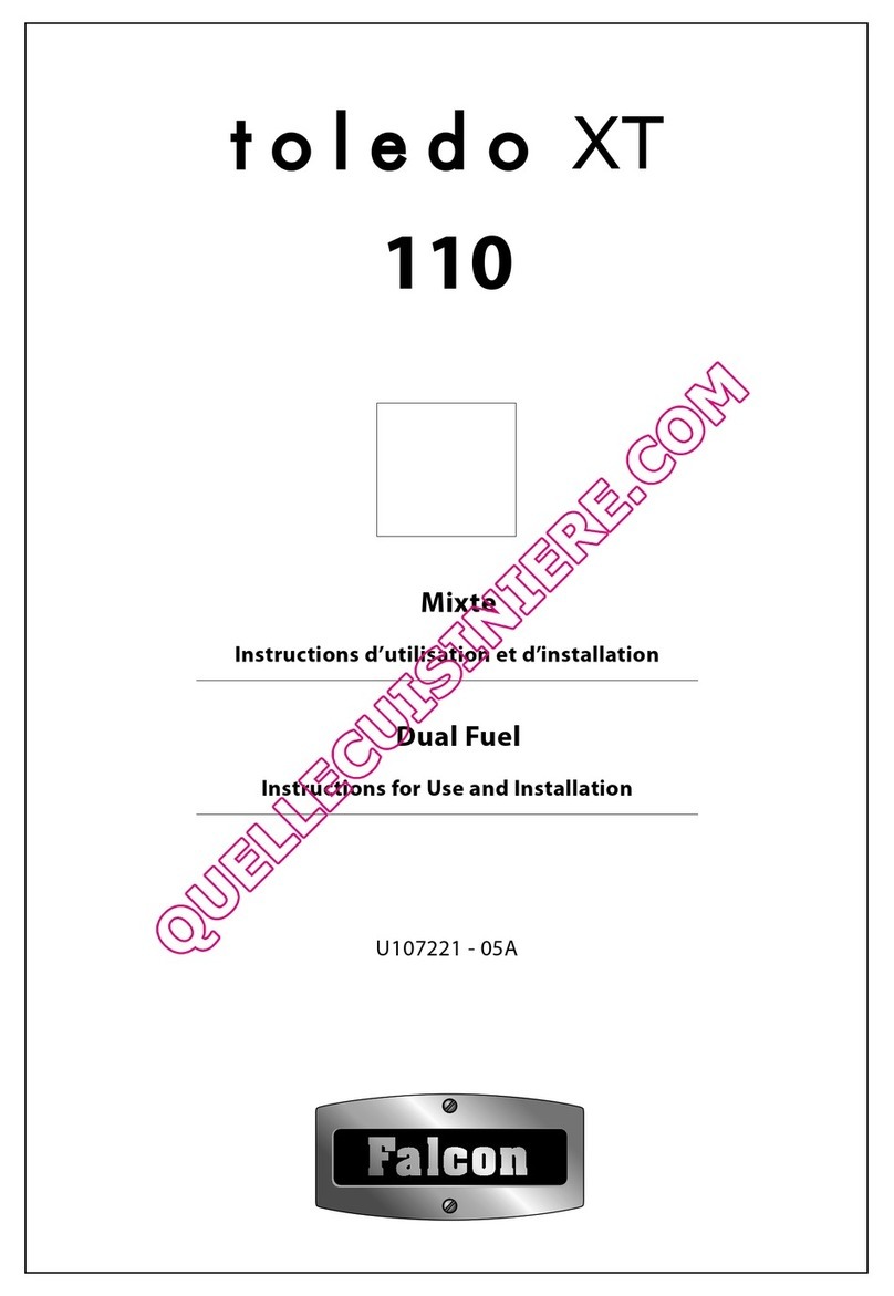 Falcon Toledo TXT110DFSSEU Operation manual