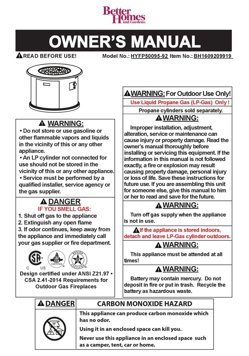 better homes HYFP50095-92 owner's manual