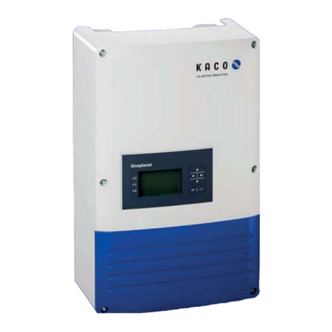 Kaco blueplanet 3.0 TL1 operating instructions