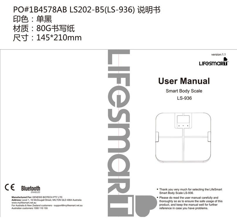 Life Smart LS-936 user manual