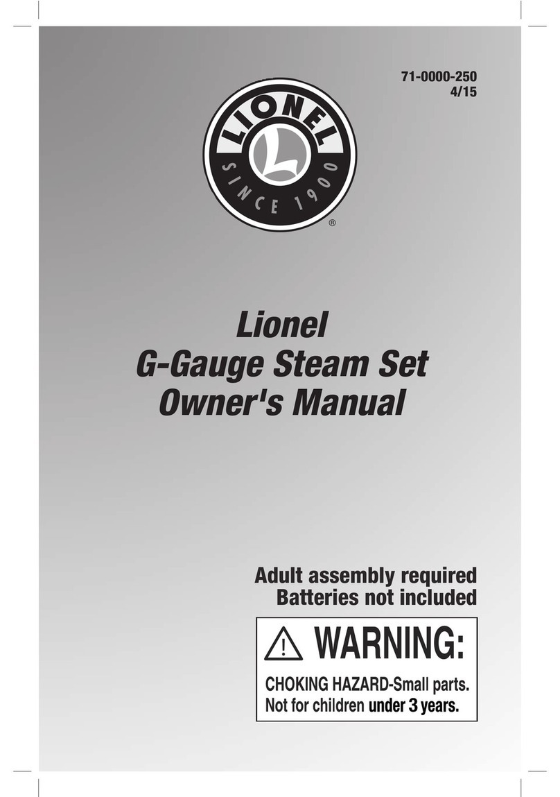 Lionel G-Gauge owner's manual