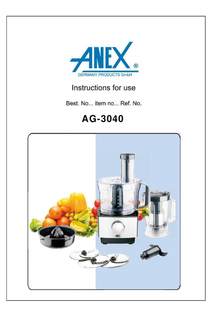 AneX AG-3040 Instructions for use