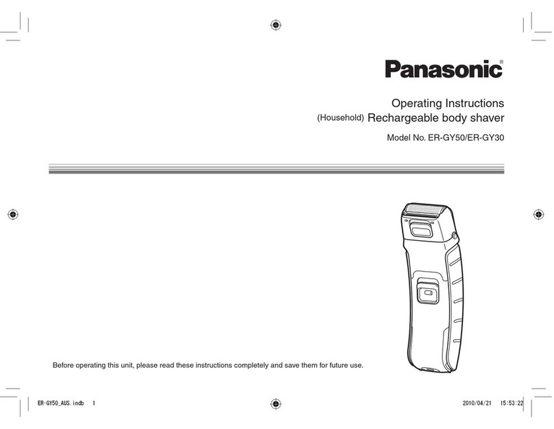 Panasonic ER?GY50 User manual