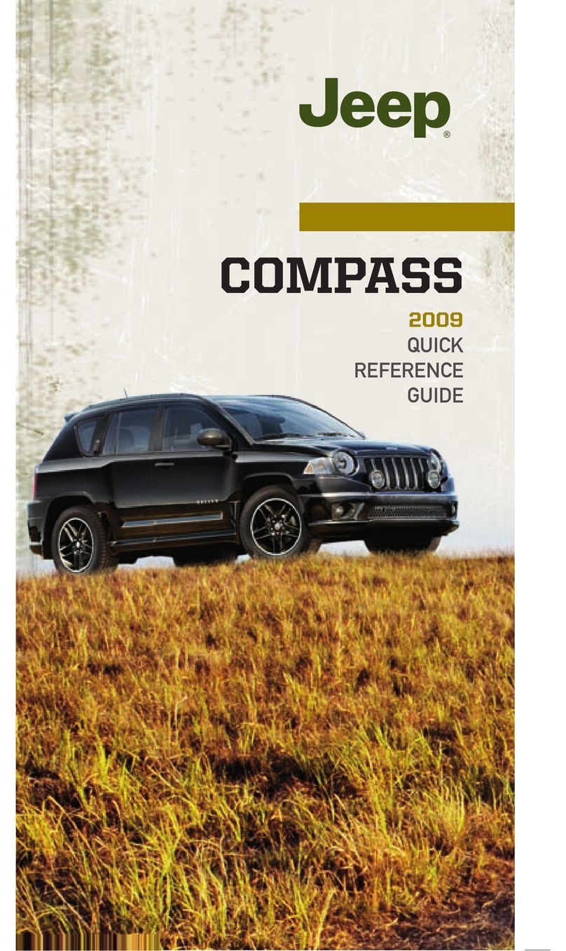 Jeep 2009 COMPASS User manual Jeep 2009 COMPASS User manual
