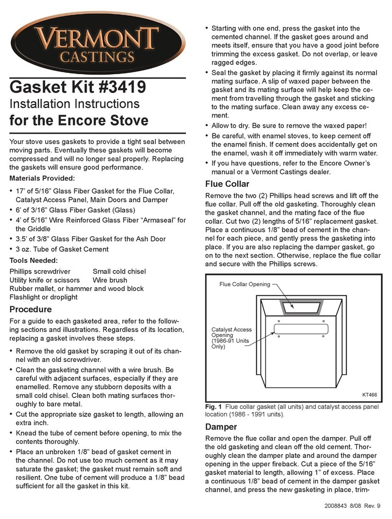Vermont Castings Encore installation instructions Vermont Castings Encore installation instructions