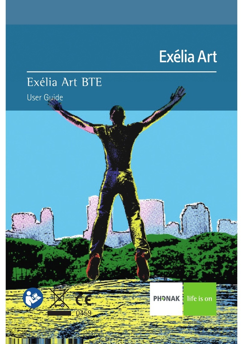 Phonak Exelia Art BTE user guide