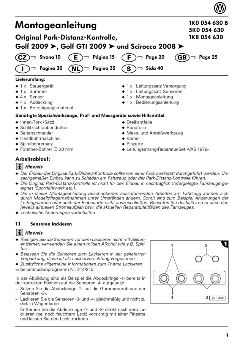 Volkswagen 1K0 054 630 B User manual