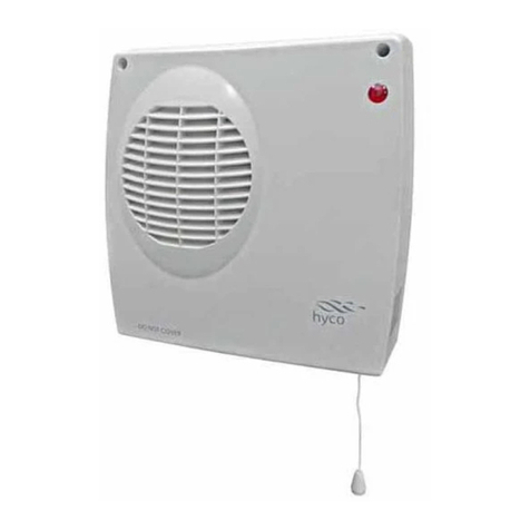 Hyco Zephyr DF20 instruction manual