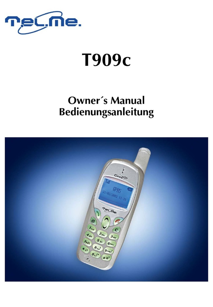 Telme t909c owner's manual