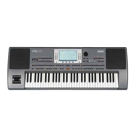 Korg PA60 User manual