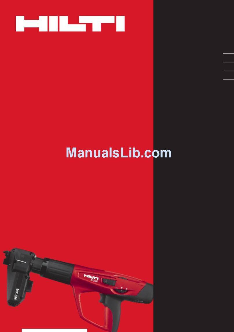 Hilti DX 460 SM operating instructions