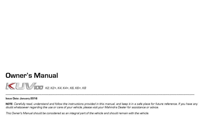 Mahindra 2016 KUV100 K2 User manual