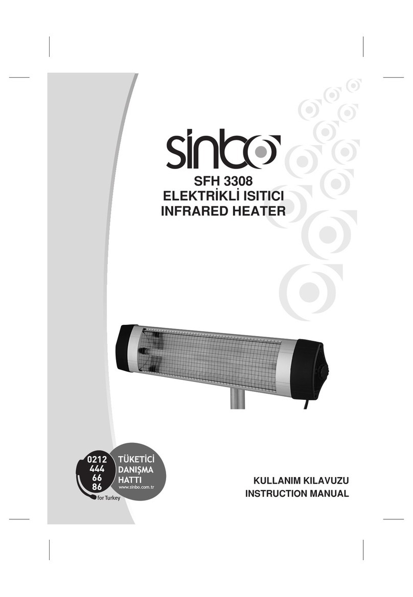 Sinbo SFH 3308 instruction manual