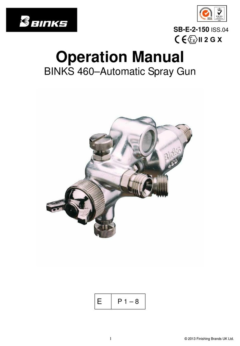 Binks 460 User manual