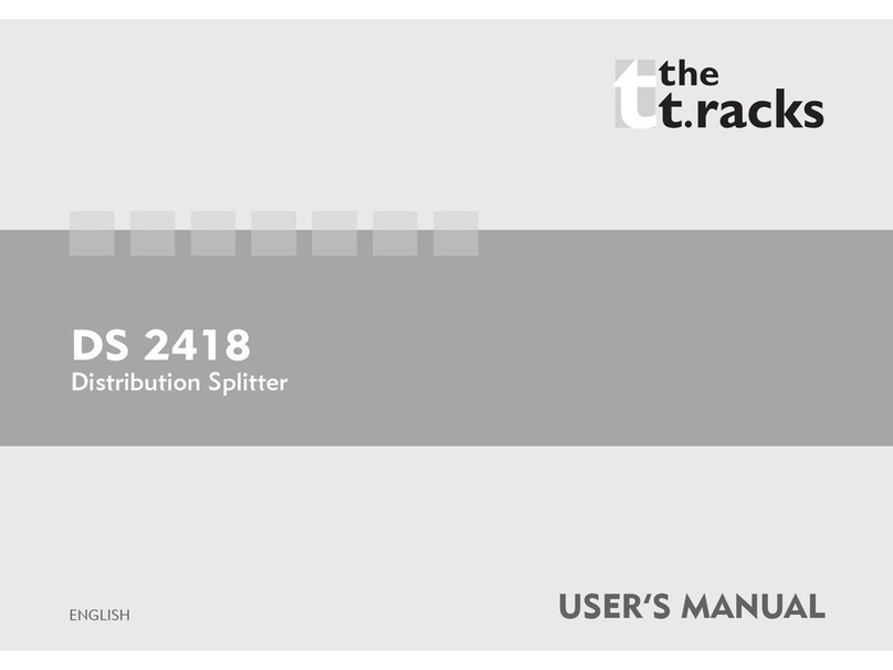 thomann the t.racks DS2418 user manual