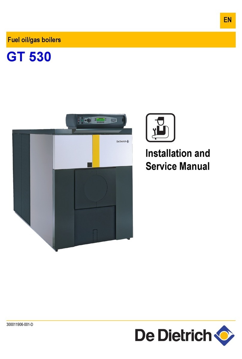 DeDietrich GT 530-7 Installation and service manual DeDietrich GT 530-7 Installation and service manual