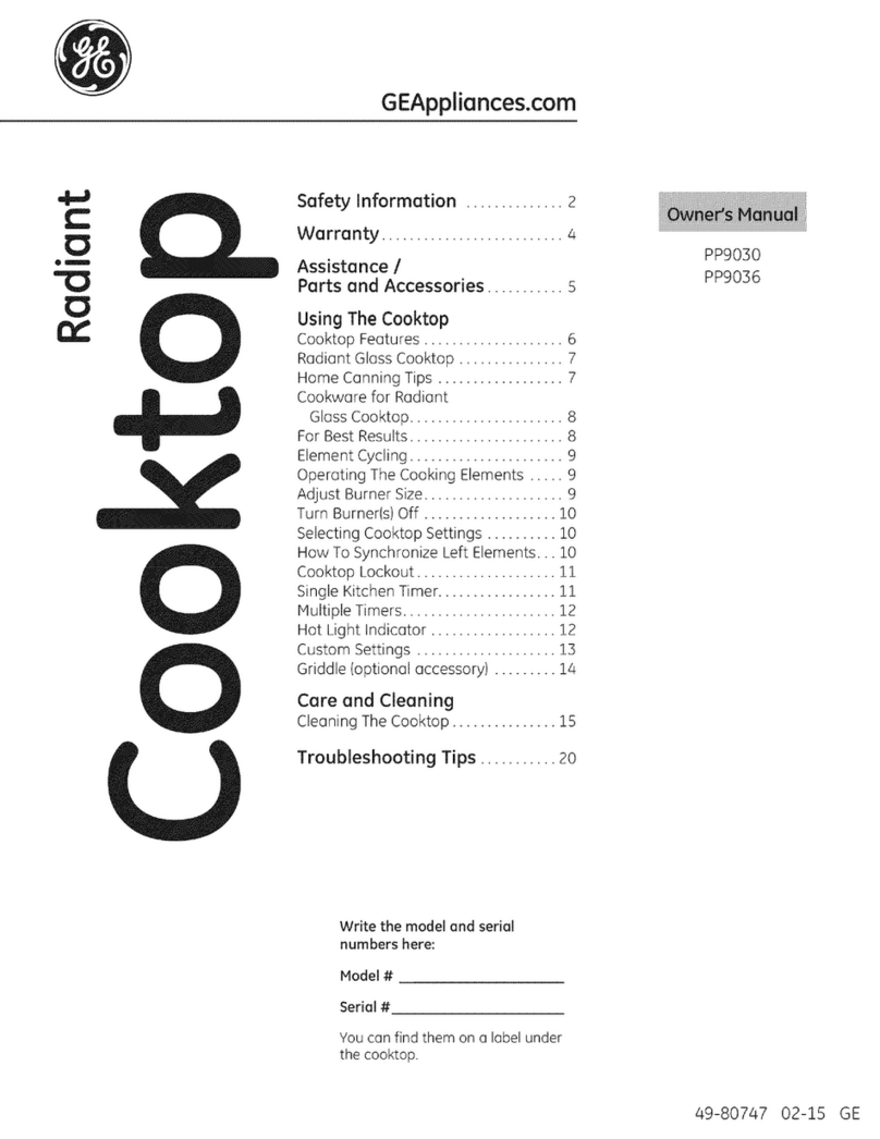 GE PP9030 User manual