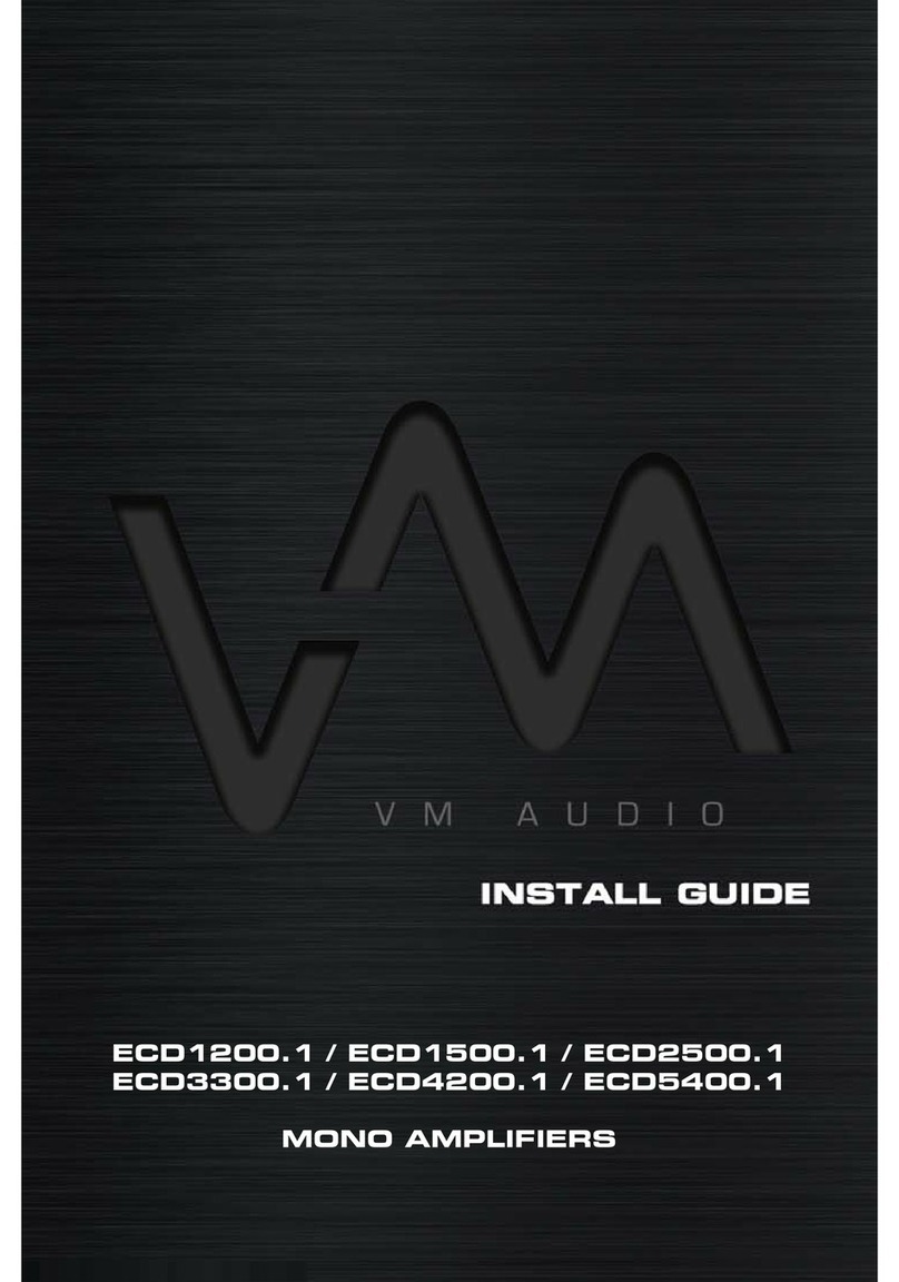 VM Audio ECD1200.1 User manual