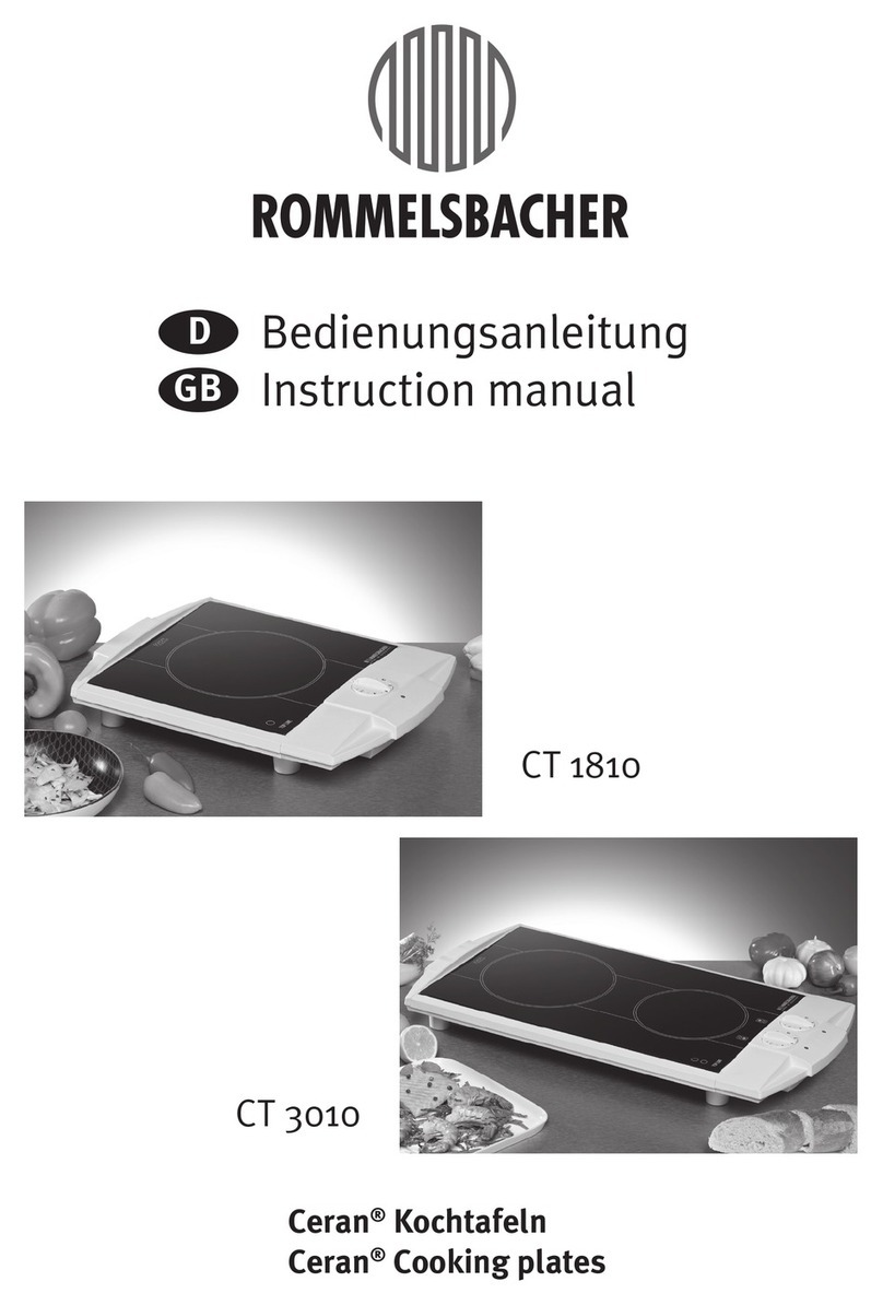 Rommelsbacher Ceran CT 3010 instruction manual Rommelsbacher Ceran CT 3010 instruction manual