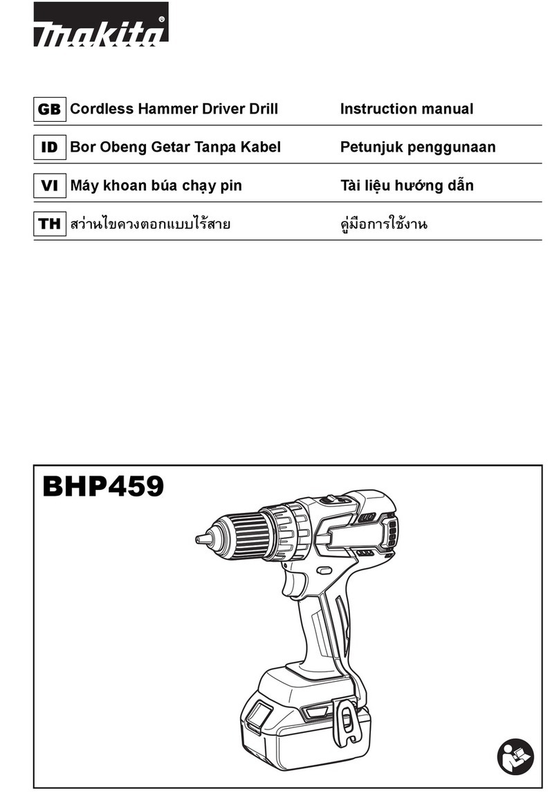 Makita BHP459 instruction manual