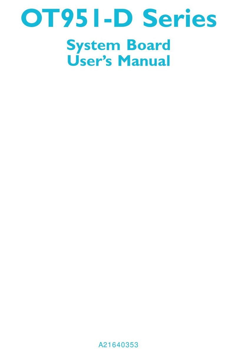 DFI OT951-D Series User manual DFI OT951-D Series User manual