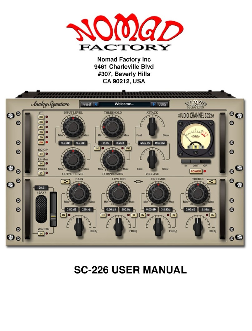 nomad SC-226 user manual