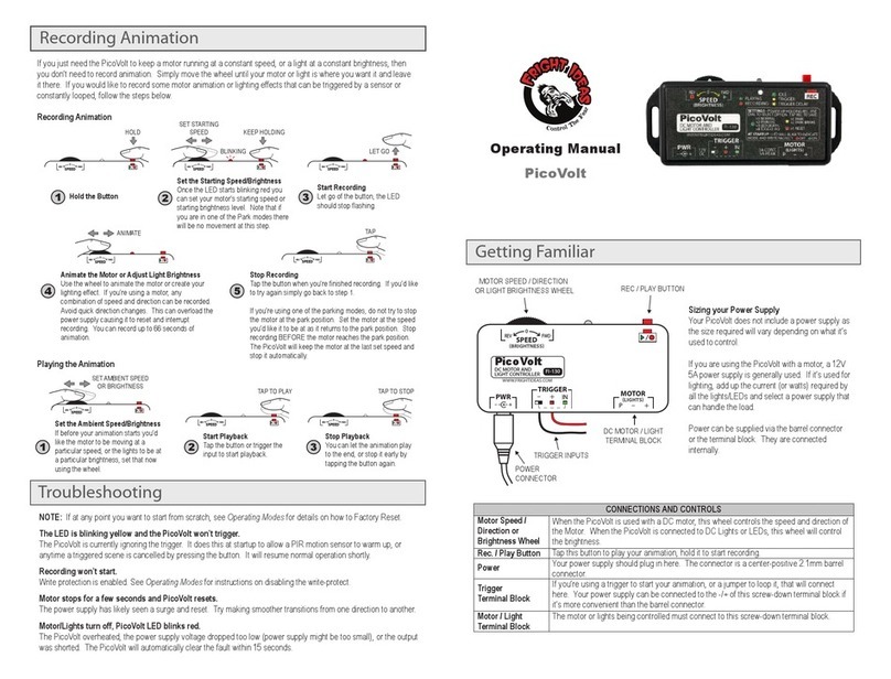 Fright Ideas PicoVolt operating manual