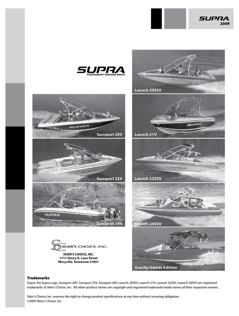 Skier's Choice Supra 2014 instruction manual