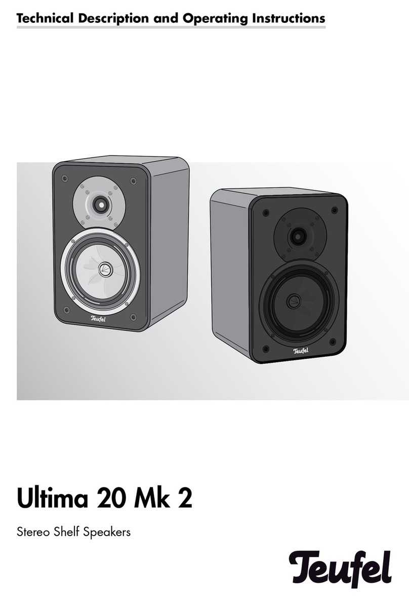 Teufel ultima 20 mk 2 Technical description and operating instructions
