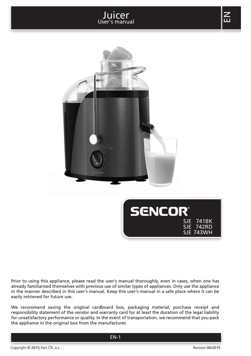 Sencor SJE 741BK user manual