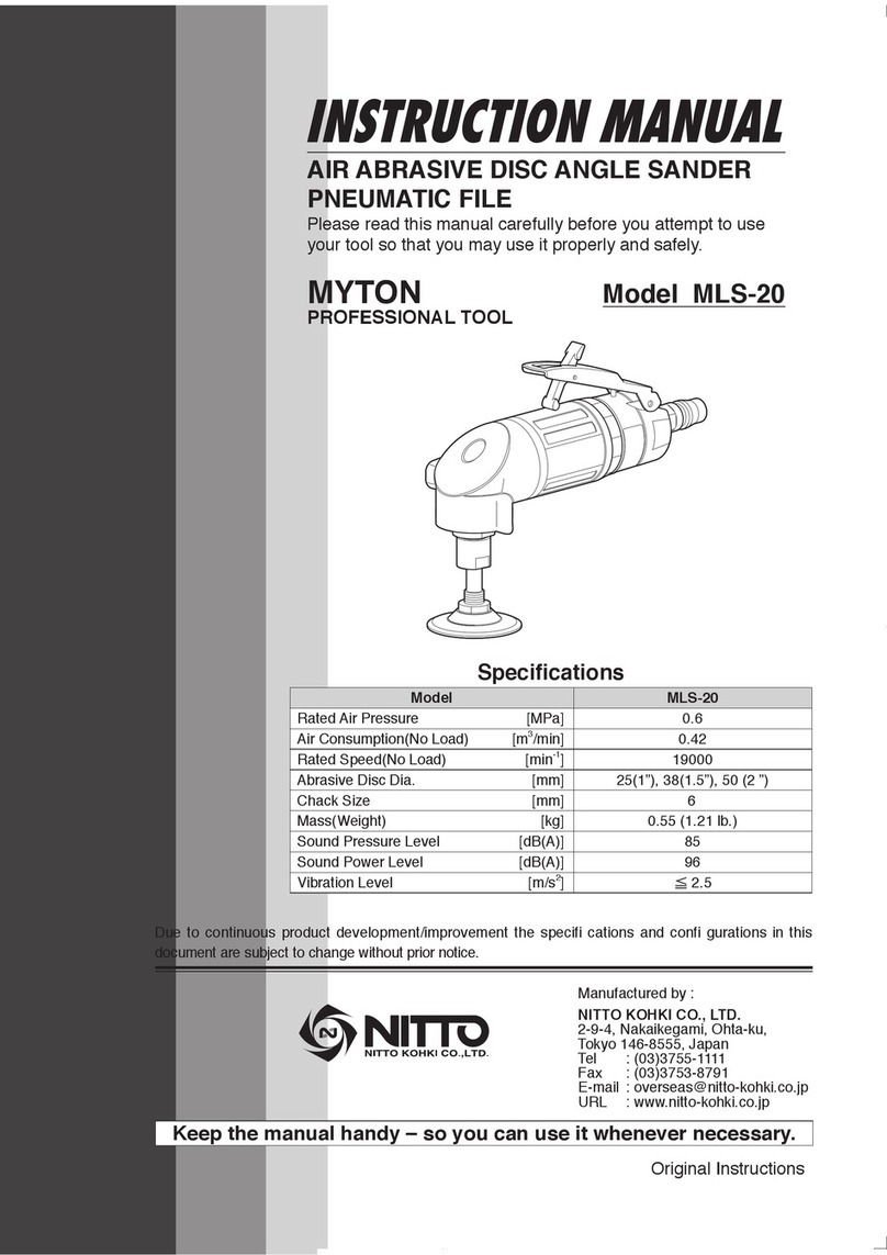 Nitto Kohki MLS-20 instruction manual