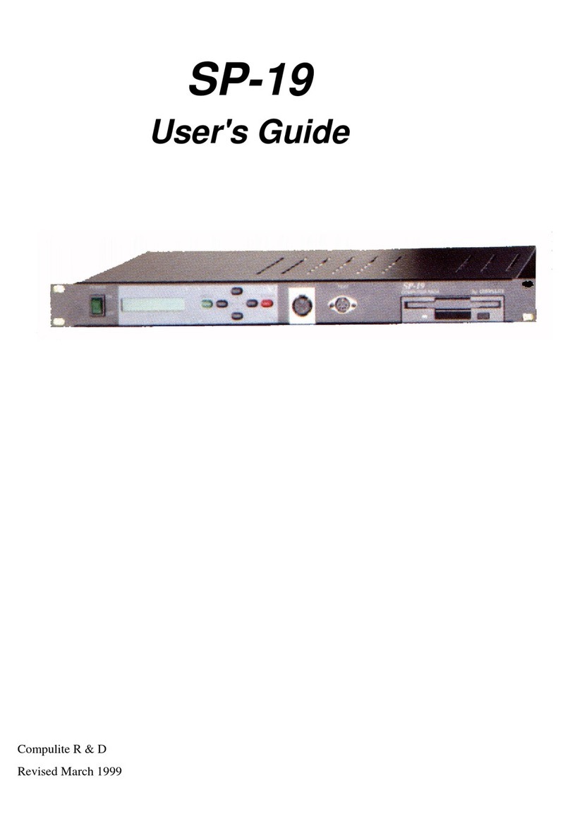 Spark SP-19 user guide Spark SP-19 user guide
