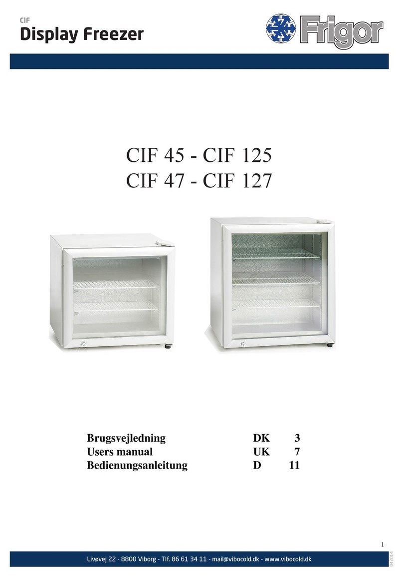 Frigor CIF 45 user manual