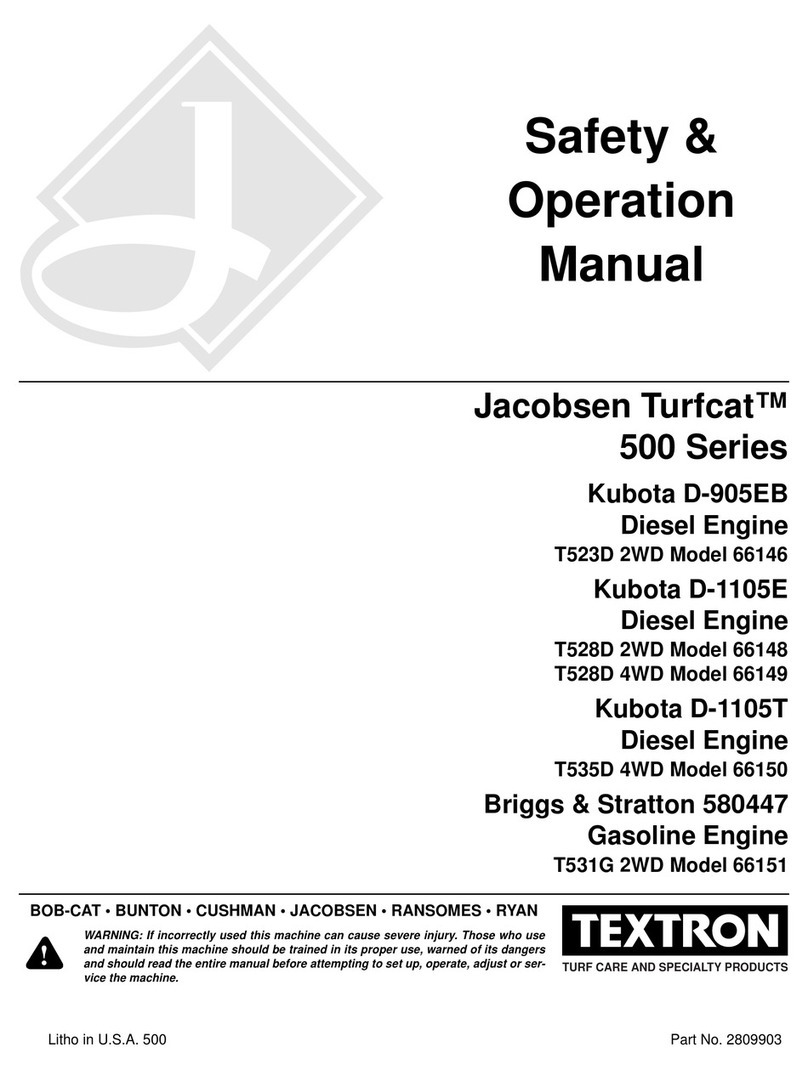 Jacobsen Turfcat 500 T523D 2WD Guide