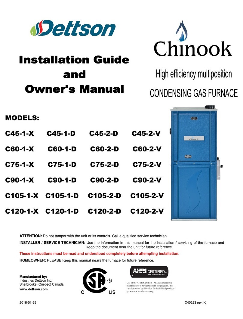 Chinook c45-1-x Installation guide and owner's manual