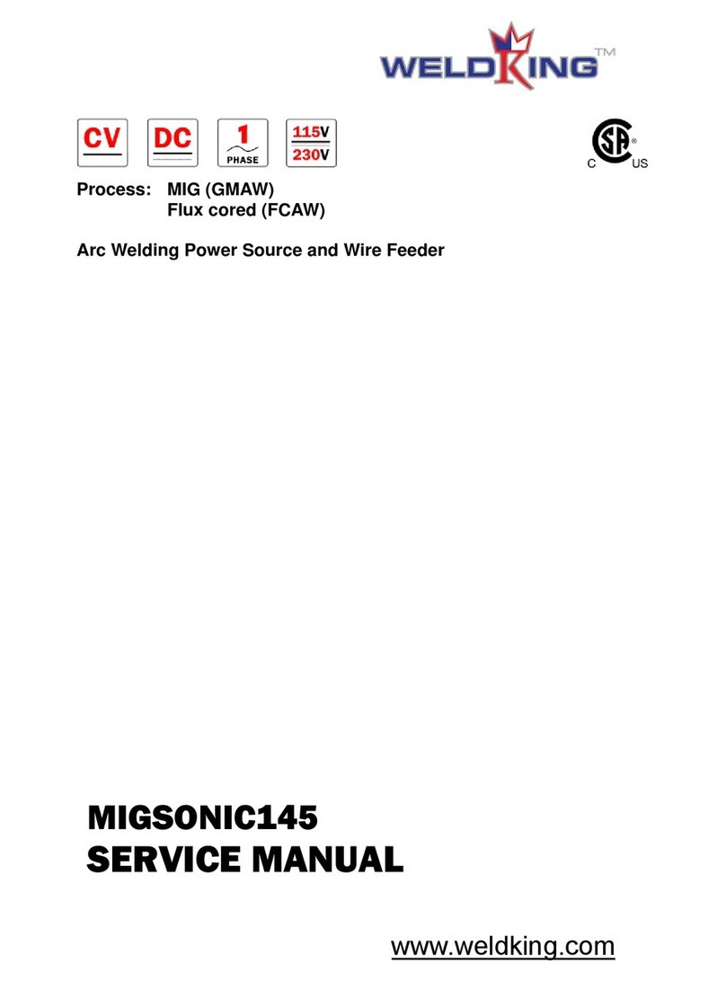 WeldKing MigSonic145 Service manual