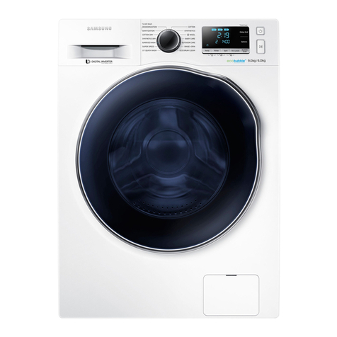 Samsung WD90J6 series user manual