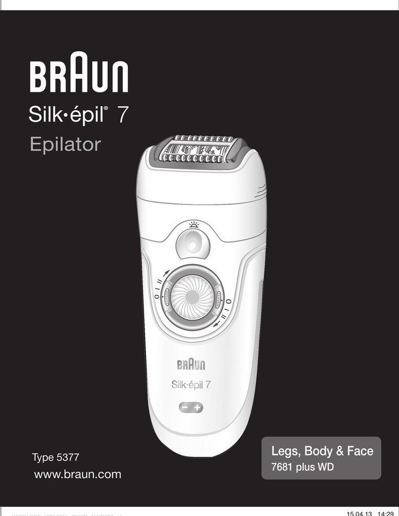 Braun Silk-epil 7 7681 plus WD manual