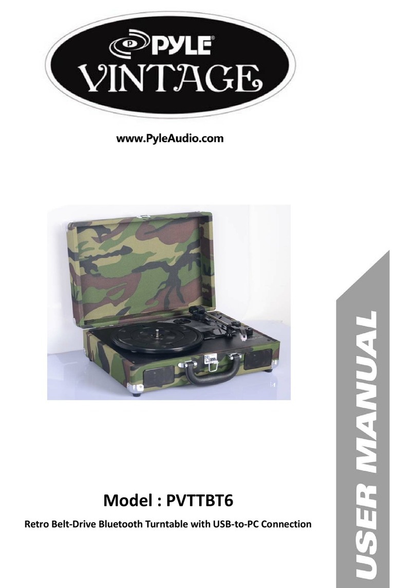 PYLE Audio PVTTBT6 Vintage user manual PYLE Audio PVTTBT6 Vintage user manual