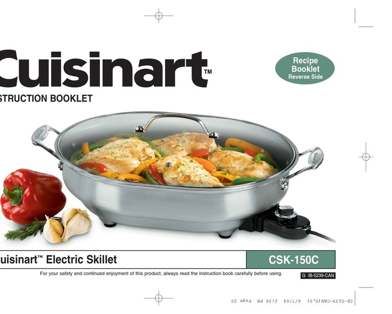 Cuisinart CSK-150C Instruction booklet