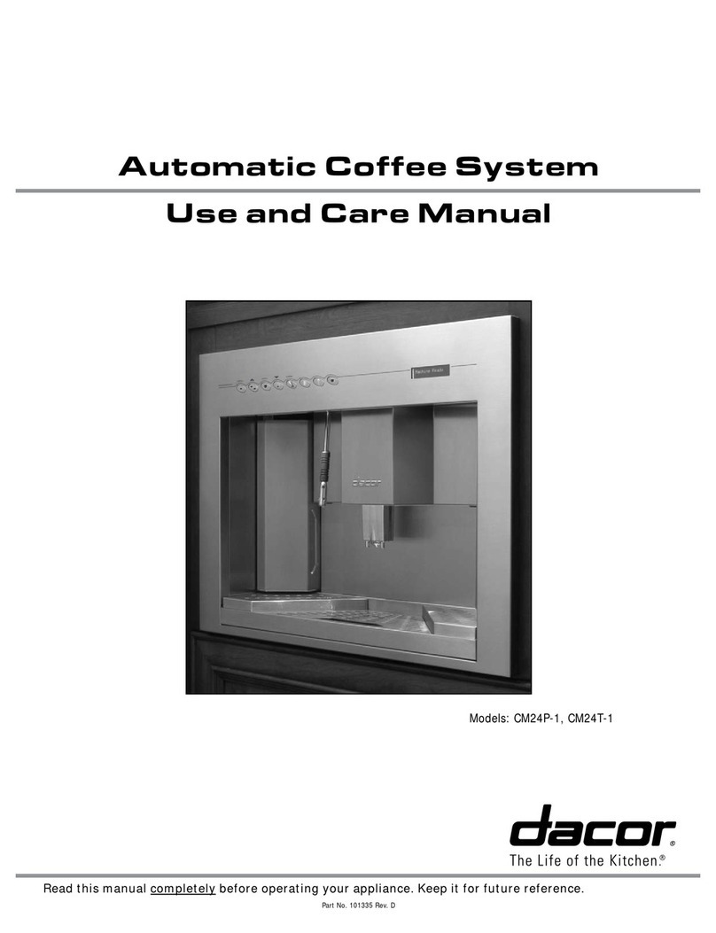 Dacor CM24P-1 use and care manual
