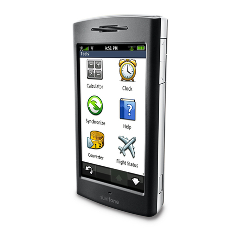 Garmin nuvifone G User manual