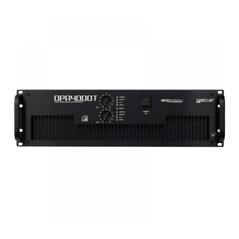 Ecler DPA2500T Service manual