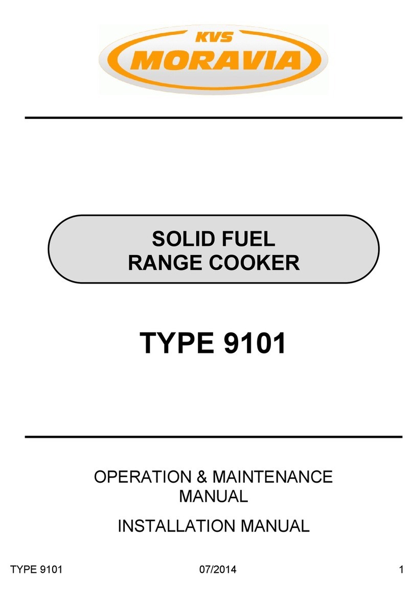 KVS MORAVIA TYPE 9101 Operation & maintenance manual
